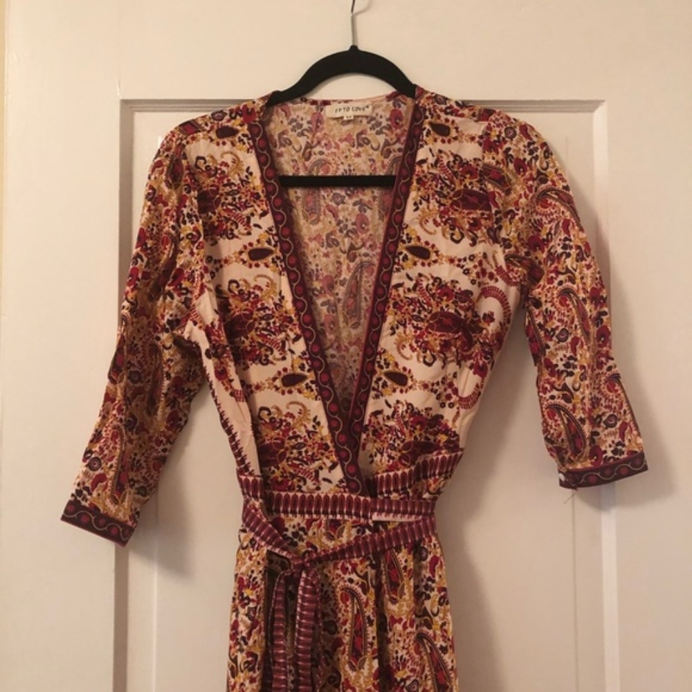 5βοΈ FAV BESTSELLER Wild Magnolia Floral Boho Dress - Picture 3 of 7